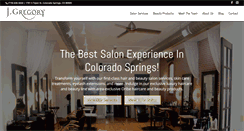 Desktop Screenshot of jgregorysalon.com