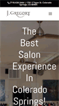 Mobile Screenshot of jgregorysalon.com